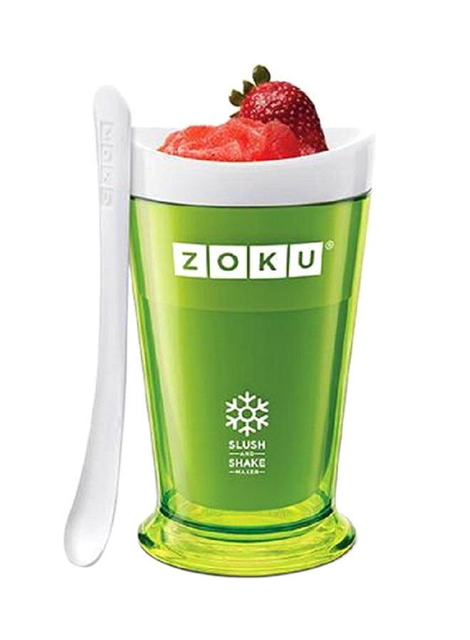NIBEMINENT Slush And Shake Ice Cream Maker ZK113-GR Green/White