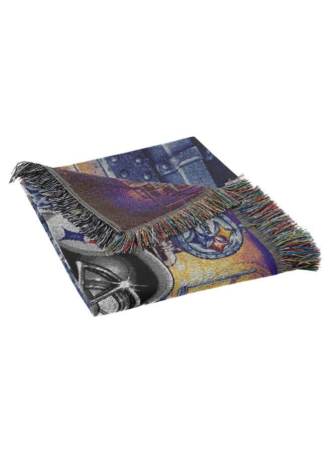 Northwest Officially Licensed NFL Pittsburgh Steelers "Home Field Advantage" Woven Tapestry Throw Blanket, 48" x 60", Multi Color - Image 2