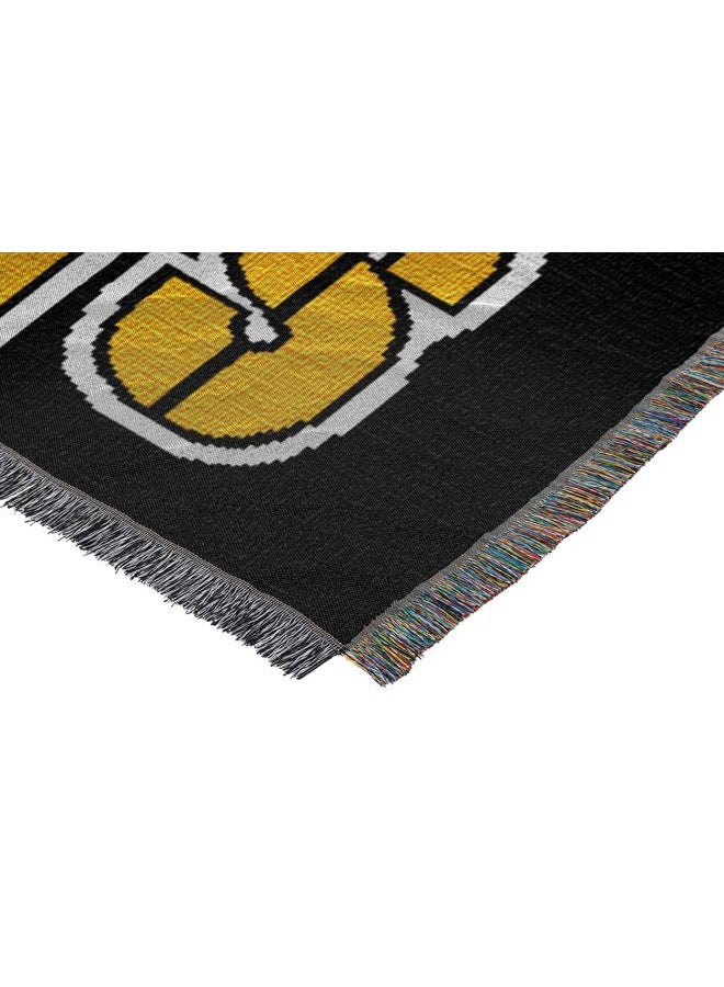 Northwest Officially Licensed NFL Pittsburgh Steelers "Home Field Advantage" Woven Tapestry Throw Blanket, 48" x 60", Multi Color - Image 3