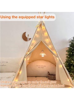 YelaJoy Teepee Tent for Kids Foldable Teepee Play Tent  - Image 5