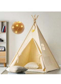 YelaJoy Teepee Tent for Kids Foldable Teepee Play Tent  - Image 1
