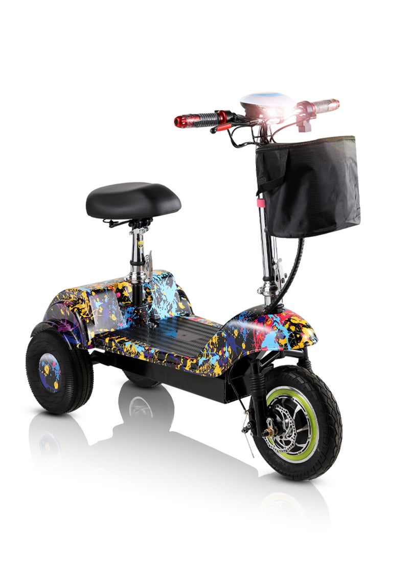 MYTOYS Mytoys Electric Scooter MT540 350W Brushless Motor Max Speed 35Km/H Drive, Three Gear 12Inch Tire in Front, Rear Flashing Turn Signals, Folding Commuting Scooter 36V 12Ah Lead Acid Battery  - Image 1