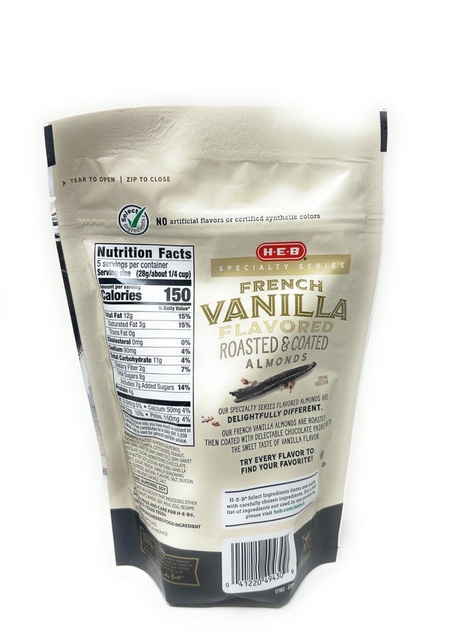 heb H‑E‑B French Vanilla-Flavored Roasted Almonds 5oz - 1 bag - Image 2