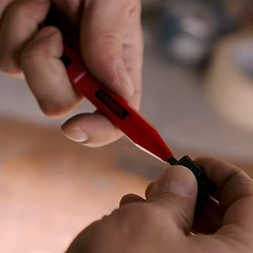 Carmel Mechanical Carpenter's Pencil + Refill Leads, Flat Woodworking Pencil - Image 5