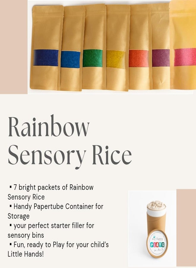 NISH Rainbow Sensory Rice| Sensory Play| Open Ended| Fine Motor Activities (Multi Colored) | Hands on Play - Image 4