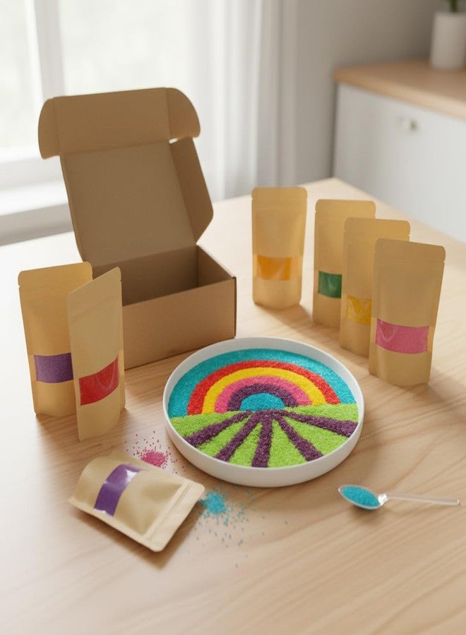 NISH Rainbow Sensory Rice| Sensory Play| Open Ended| Fine Motor Activities (Multi Colored) | Hands on Play - Image 3