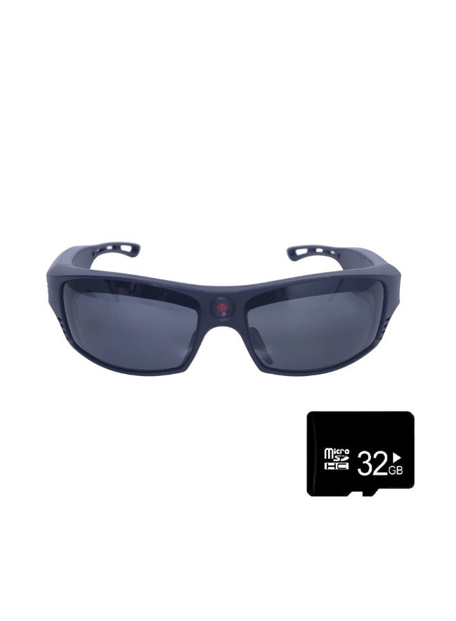 Smart Glasses,AI Bluetooth Glasses, Bluetooth 5.0 Wireless, Sport Sunglasses with Built-in Speakers, Hands-Free Calling, Music, and 1080P Smart Action Camera