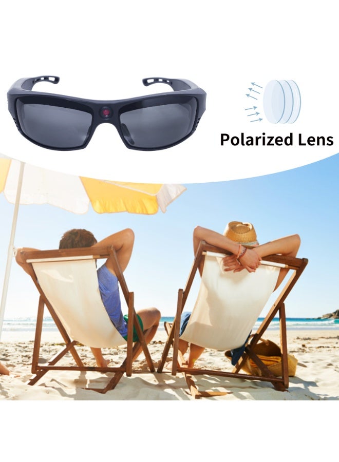 Smart Glasses，AI Bluetooth Glasses, Bluetooth 5.0 Wireless, Sport Sunglasses with Built-in Speakers, Hands-Free Calling, Music, and 1080P Smart Action Camera - Image 3