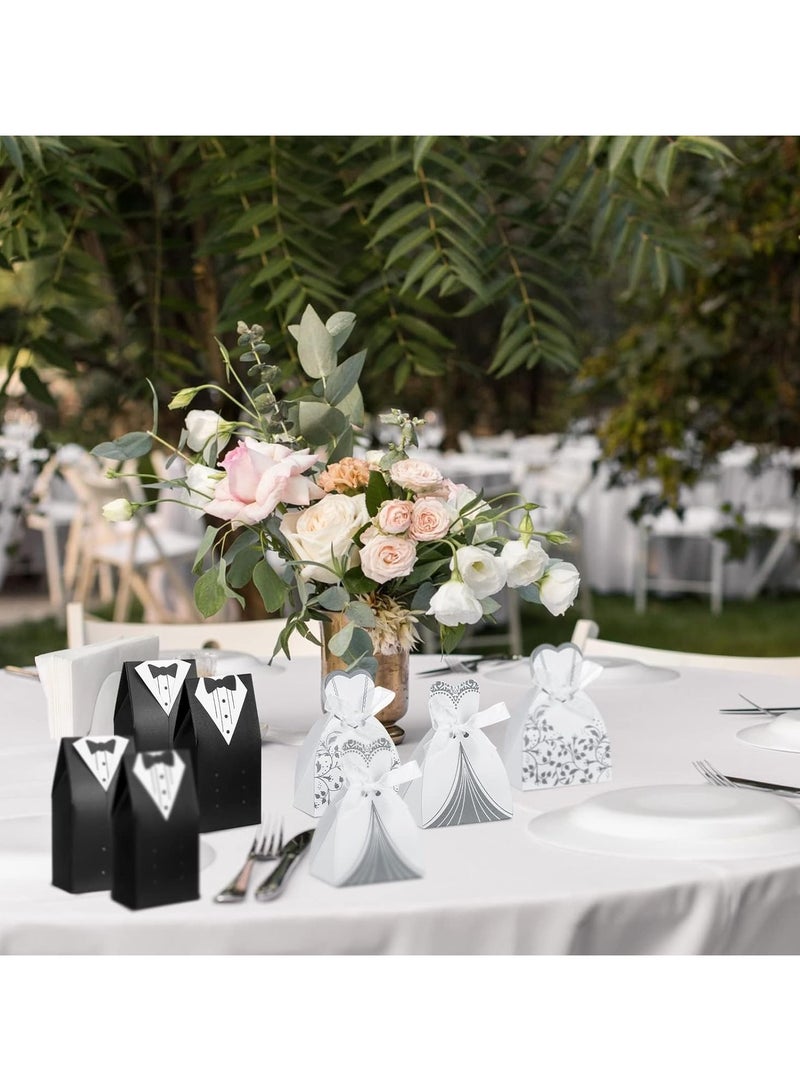 عام **صندوقات هدايا حفل زفاف، صناديق للحلويات والشكولاته مع أزياء الفستان، صندوقات مجوهرات على سطح الملابس، من الأجنحة القديمة، صندوقات حلوى لأحداث عيد ميلاد، حفلات زفاف، والحفلات، الزفاف العريض. تأتي ع - Image 5