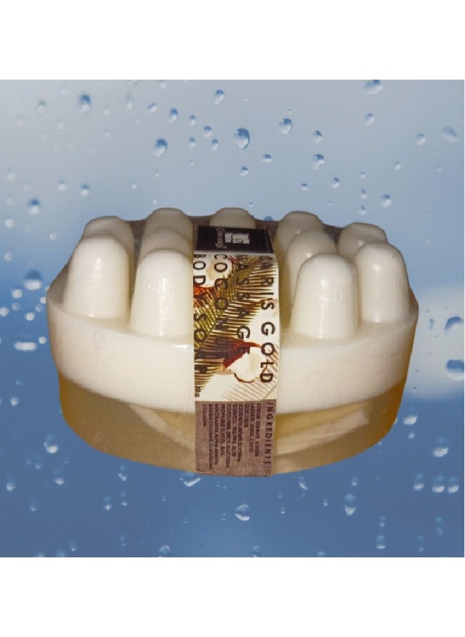 CARIS GOLD - Caris Gold Coconut Scrub Massage Soap 120gm - Image 1