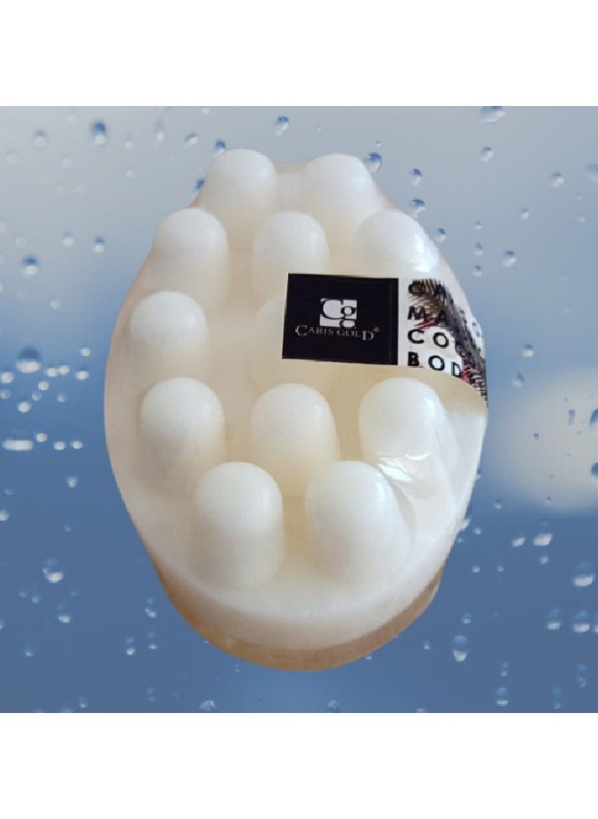 CARIS GOLD - Caris Gold Coconut Scrub Massage Soap 120gm - Image 1
