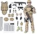 BJPEY 12 Special Forces Action Figures Soldiers Toys 16 Scale Seal - Image 3