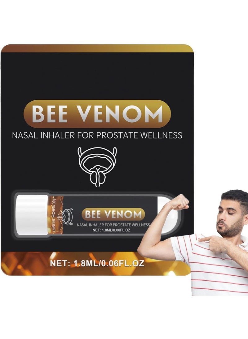 ximonth Bee Venom Prostate Wellness Nasal Inhaler – Herbal Aromatherapy Stick for Men, Natural Plant Extracts, Refreshing Nasal Experience, Portable and Lightweight Design, Simple Daily Wellness Support - Image 2