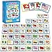 gisgfim 100 PCS Memory Matching Game Flags of The World Concentration Memory Card for Kids and Adults Learning Educational A Fun Fast Countries of The World Matching Games - Image 3