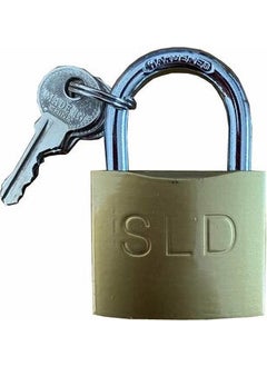 !Solid 25 mm Yellow Lock 