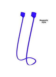 For Airpods3 Headset Anti-lost Rope Silicone Magnetic Anti-lost Lanyard Apple Pro2 Bluetooth Headset Anti-lost Rope-Color:"Magnetic" Dark Blue-Model:Bare Metal Without Packaging