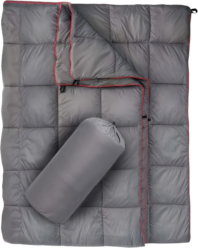 GEERTOP Lightweight Outdoor Camping Blankets for Adults, Wearable Outdoor Puffer Quilt, Compact Travel Blanket for Hiking Backpacking All Weather Sleeping Bag Quilt for Beach, Park - Image 1
