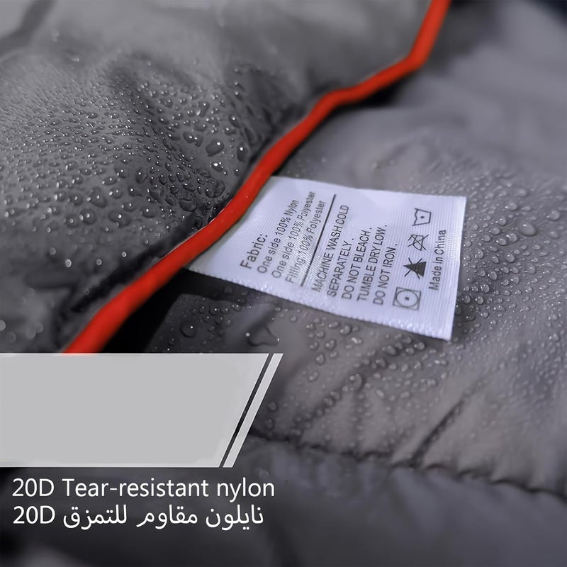 GEERTOP Lightweight Outdoor Camping Blankets for Adults, Wearable Outdoor Puffer Quilt, Compact Travel Blanket for Hiking Backpacking All Weather Sleeping Bag Quilt for Beach, Park - Image 5