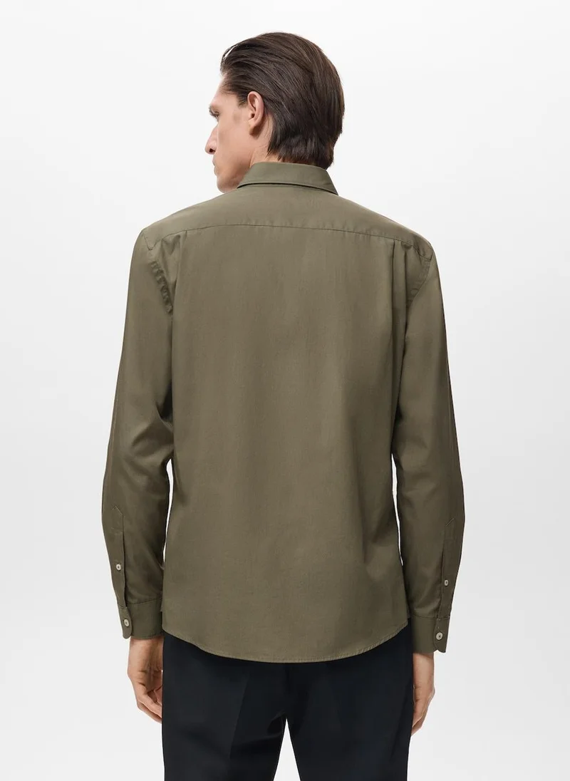 Mango Man Regular-fit 100% cotton shirt