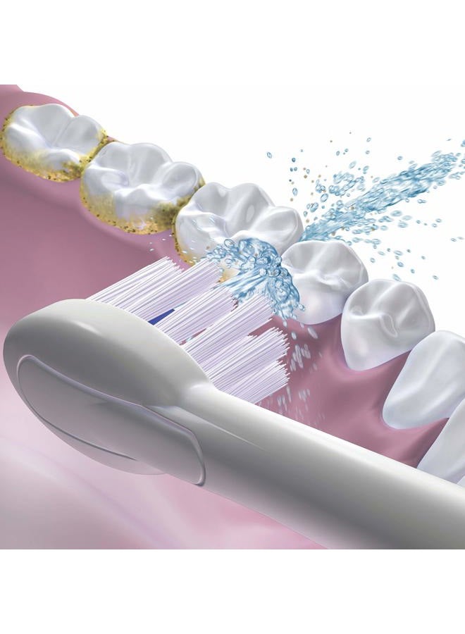 Waterpik Compact Replacement Brush Heads for Sonic-Fusion Flossing Toothbrush SFRB-2EW, 2 Count White  - Image 3