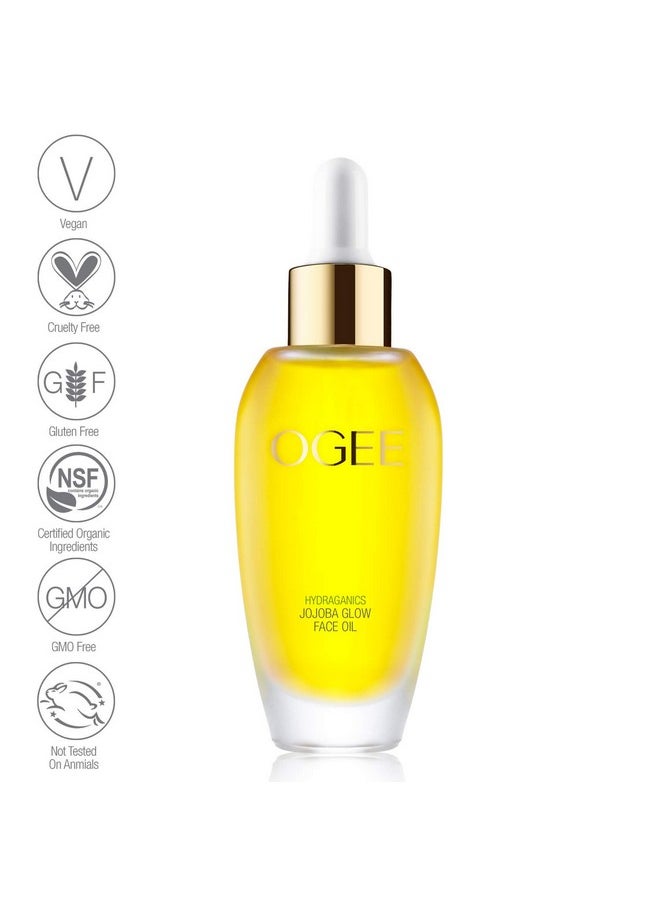 OGEE Ogee Jojoba Glow Face Oil - Organic & Natural, Moisturizing, Multi-Tasking Facial Treatment Oil (30ml)  - Image 2