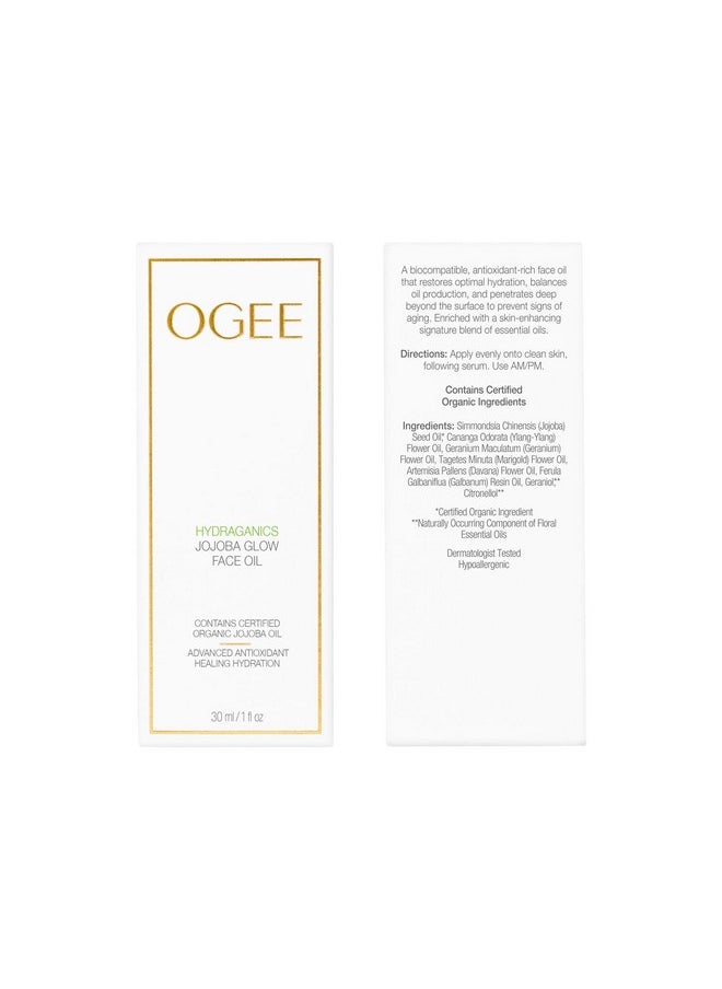 OGEE Ogee Jojoba Glow Face Oil - Organic & Natural, Moisturizing, Multi-Tasking Facial Treatment Oil (30ml)  - Image 3