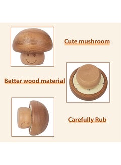 erorex Castle In The Sky Mechanism Music Box Cute Mini Mushroom Vintage Wood Carved Musical Gift For Birthday Valentine'S Day  - Image 3