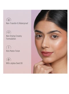 Swiss Beauty Swiss Beauty Non Transfer Waterproof Lipstick with Jojoba Seed Oil  Matte Finish  Long Lasting Highly Pigmented  Shade Mauve Taupe 3gm  - Image 3