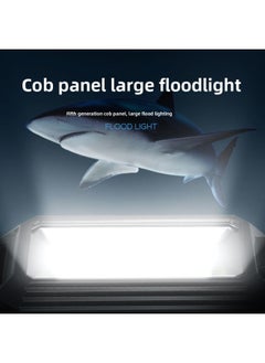 Generic Smiling Shark Car Maintenance Work Light USB Charging With Magnet Hook Maintenance Light Electric Red And Blue Flashing Emergency Light-Color:W559 Work Light ]  - Image 5