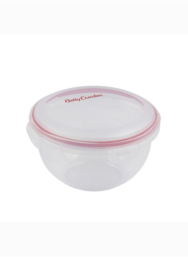 Betty Crocker Betty Crocker Round Food Container 1500Ml Transparent & Red 