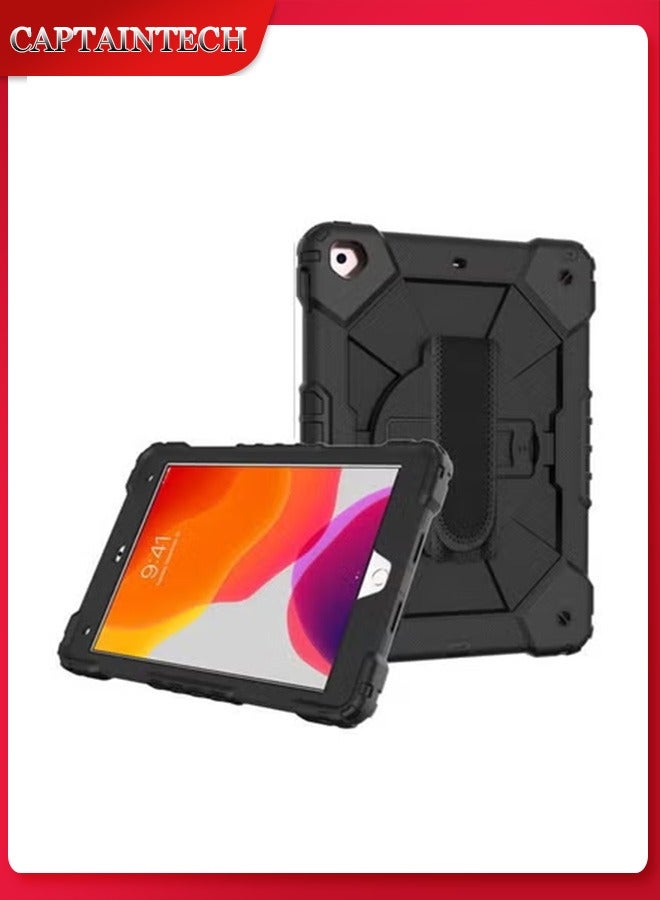 Captaintech iPad 10.2 Case (2019-2021) – Protective Cover for 7th/8th/9th Generation iPad | Slim Shockproof Shell with Auto Sleep/Wake（black） - Image 1