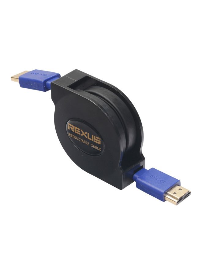 NIBEMINENT Male To Retractable Flat Cable Black - Image 2
