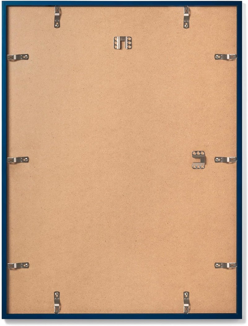 Opposite Wall - 12x16 in - Real Wood Blue Picture Frame - Lightweight, Versatile & Shatterproof - Wall Hanging Poster or Photo Frame - Wall Decor for Office, Gallery & Home - Image 2