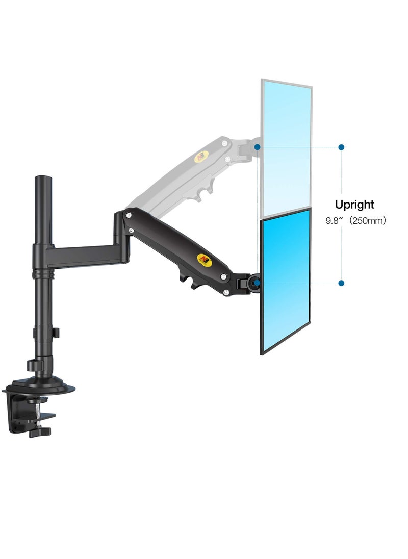 NB NORTH BAYOU - Monitor Desk Mount Arm for 17''-30''Monitors from 4.4 to 26.4lbs,Ultra Wide Full Motion Swivel Height Adjustable Monitor Stand H100 - Image 1