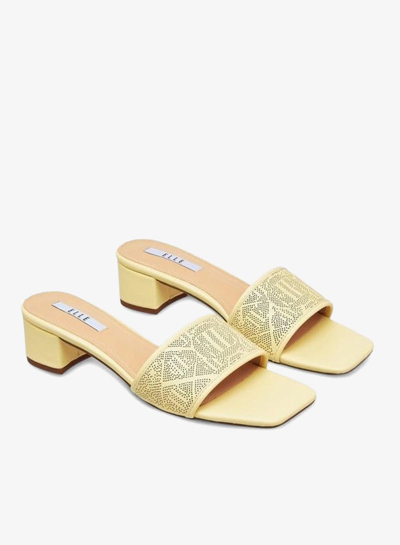 ايل صنادل بكعب عريض للنساء - Image 2