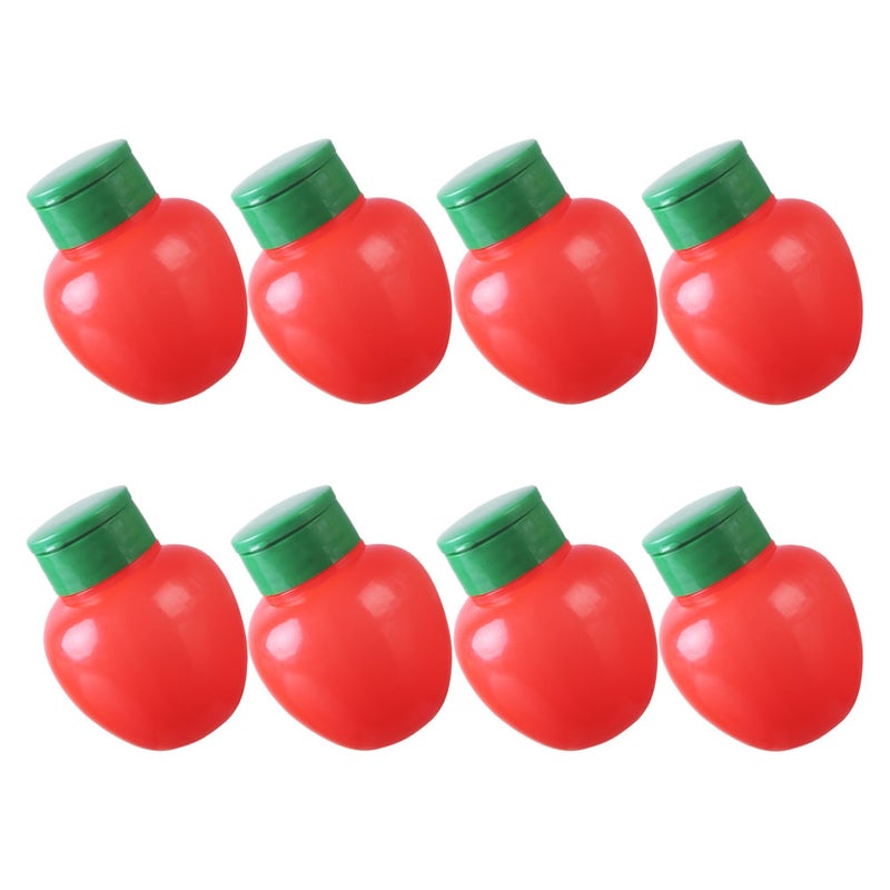 8pcs Mini Spice Shakers With Lids Portable Seasoning Containers For Pepper Salt Chili Reusable Travel Spice Jars For Camping - Image 2
