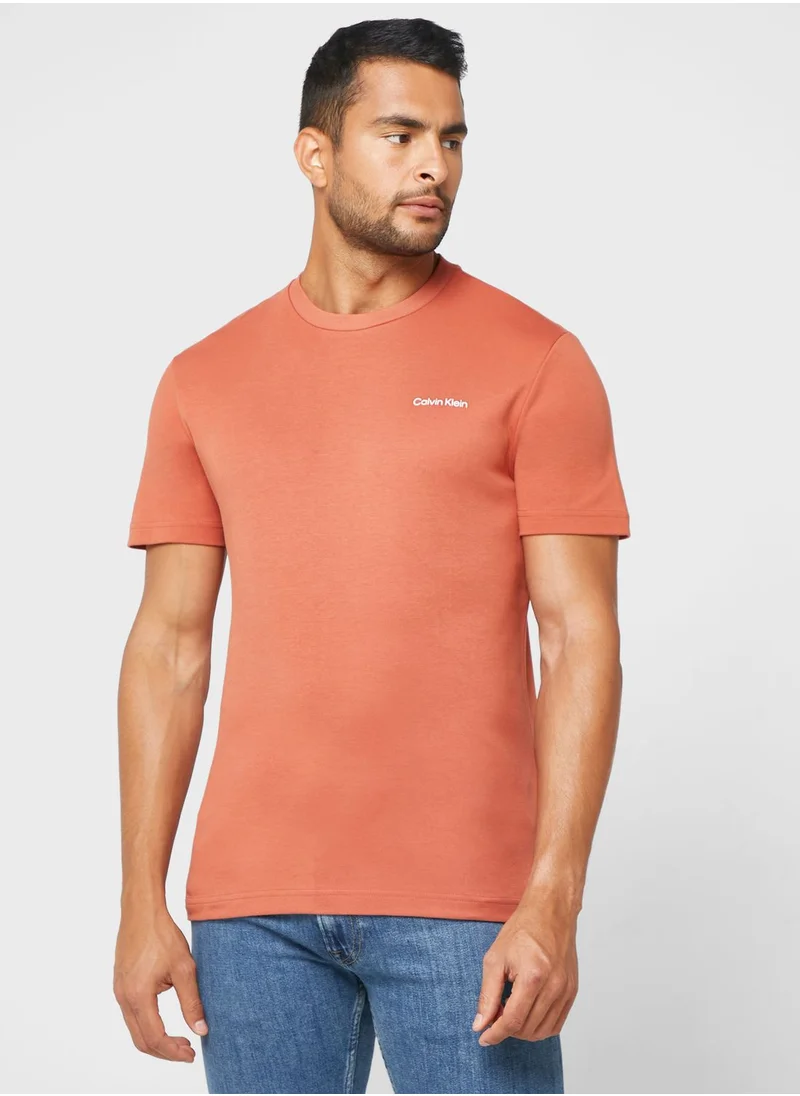 CALVIN KLEIN Logo Crew Neck T-Shirt