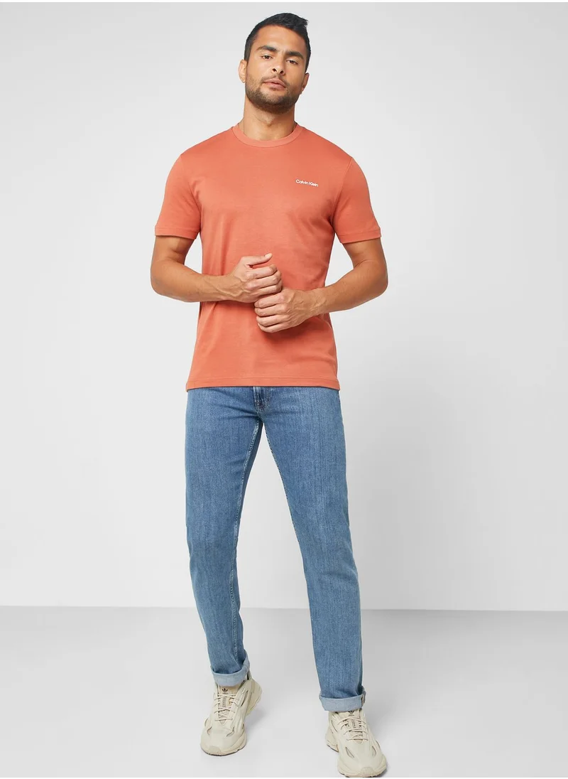CALVIN KLEIN Logo Crew Neck T-Shirt
