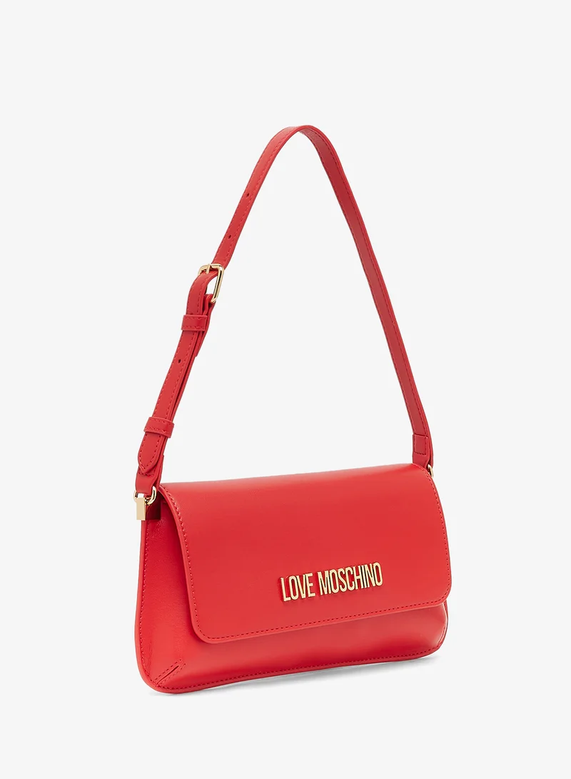 Love Moschino Flap Over Shoulder Bag