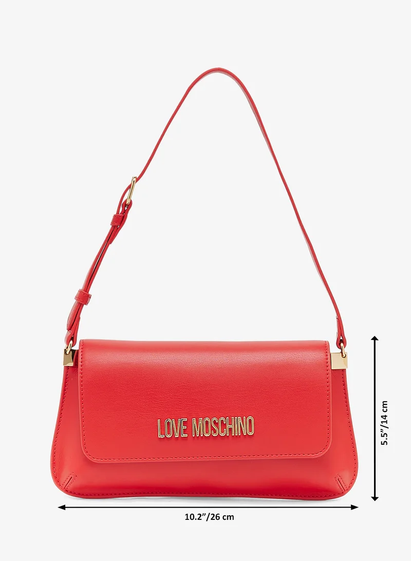 Love Moschino Flap Over Shoulder Bag