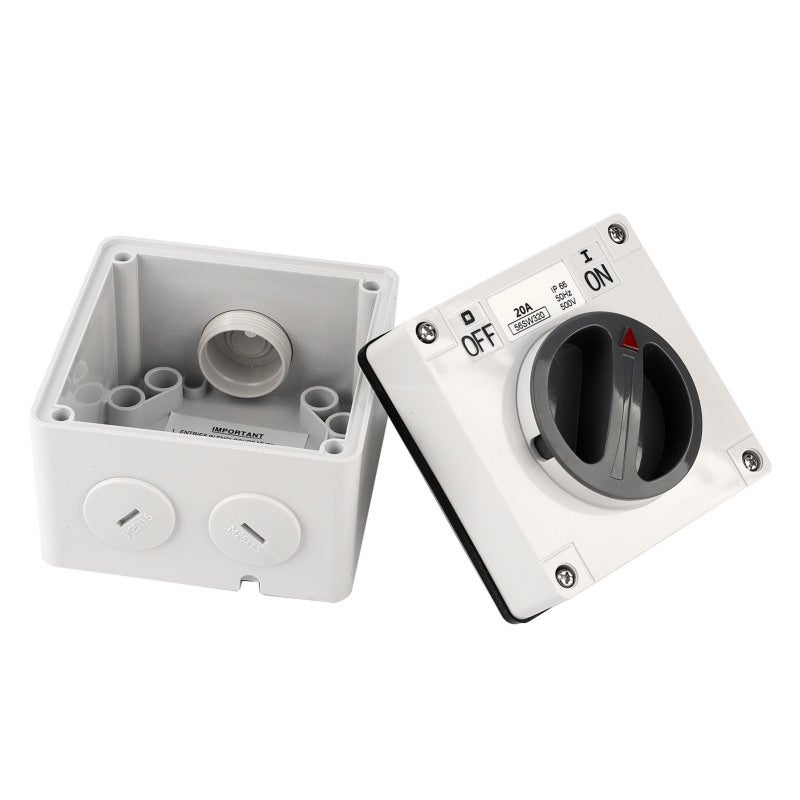 Outdoor Switch: 500V 3P40A Safety Lock Hole - High‑strength Rubber Sealing Washer Waterproof Socket for Outdoor Industrial Use - Image 5