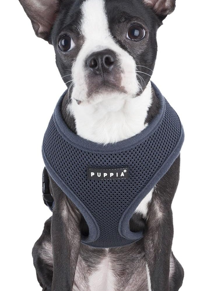 Puppia Soft Harness for Dogs, Grey, XS - Comfortable and Adjustable No-Pull Design - Image 4