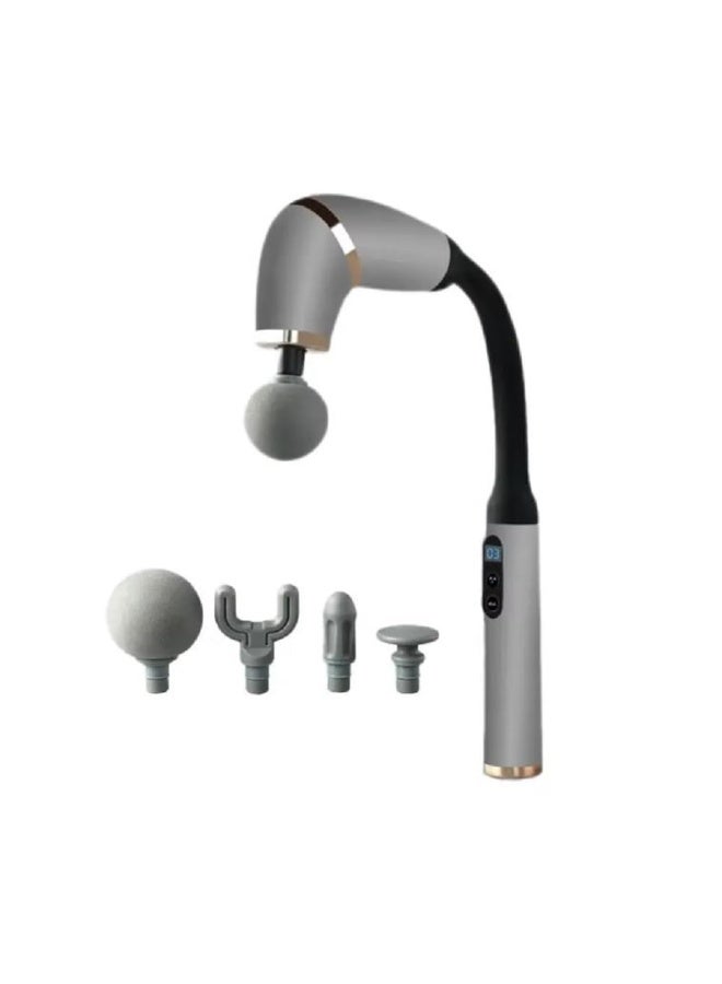 Massage Gun with Extended Handle Revolutionary U-Shaped Back Massager For Pain Relief Deep Tissue Body Massage Hammer For Neck Shoulder Leg Reach Every Muscle with Ease - Image 1