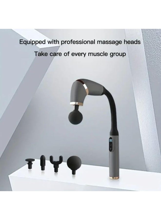 Massage Gun with Extended Handle Revolutionary U-Shaped Back Massager For Pain Relief Deep Tissue Body Massage Hammer For Neck Shoulder Leg Reach Every Muscle with Ease - Image 2