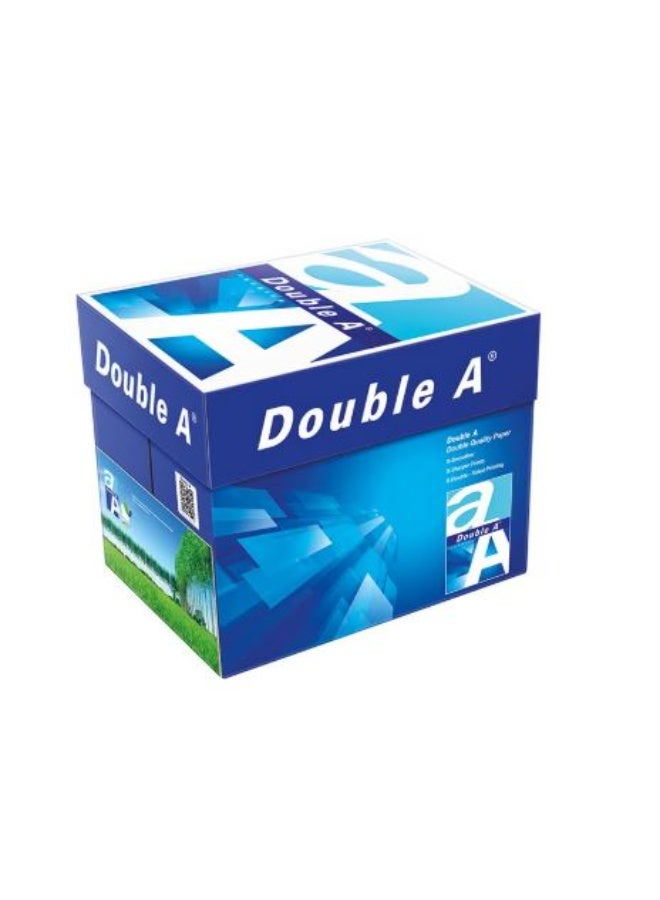 Double a paper Printer Copy Paper, Size A4, GSM 80, 500 Sheets (Bundle of 5) A4 - Image 2