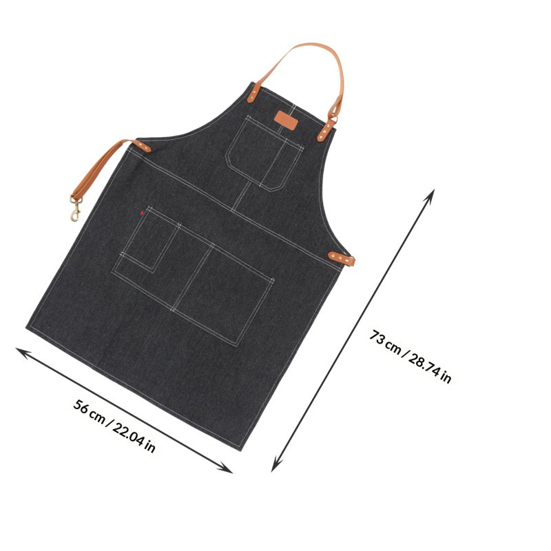 Oil Proof Apron Art Painting Apron Kitchen Cooking Apron Gardening Apron - Image 2
