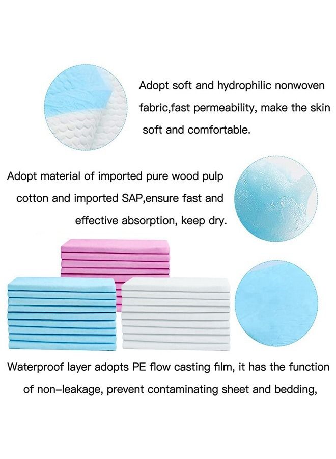 THE SMURFS Disposable Changing Mats, 12 Counts, Soft Waterproof Mat, Portable Leak Proof Changing Mat, New Mom Leak-Proof Under pad, Mattress Table Protector Pad - Image 3