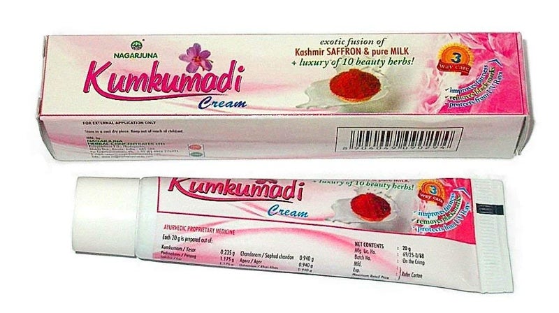 nagarjuna Kumkumadi Cream Kashmir Saffron and Pure Milk Luxury of 10 Beauty Herbs by NAGARJUNA - Image 3