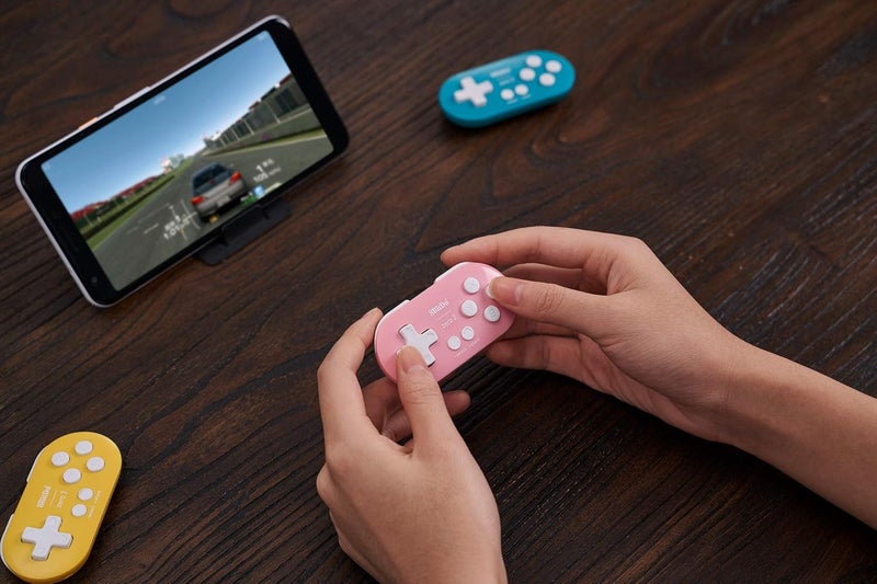 Nargos 8Bitdo Zero 2 Bluetooth Key Chain Sized Mini Controller for Nintendo Switch, Windows, Android and macOS (Pink Edition) - Image 4