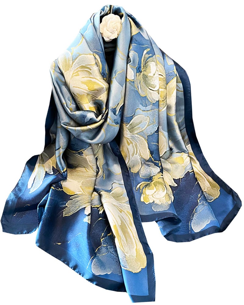 Saiusloa Dress Scarves Shawl Wraps Long Silky Scarf for Women Dressy Fashion Lightweight for Decorative Formal Evening Gowns-1037 - Image 1
